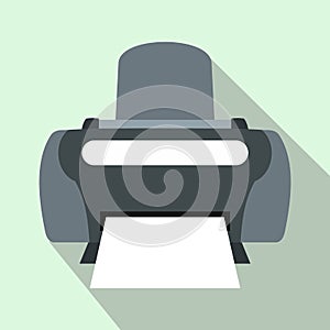 Printer icon, flat style