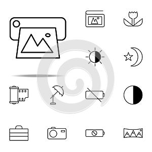 Printer icon. photography icons universal set for web and mobile