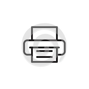 Printer icon Vector illustration, EPS10.