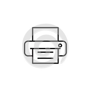 Printer icon Vector illustration, EPS10