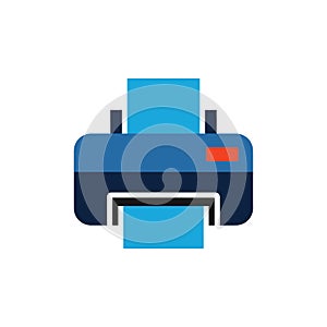 Printer Icon Vector Illustration