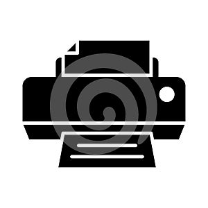 Printer icon vector on trendy design