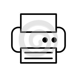 Printer icon vector on trendy design