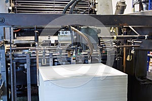 Printer ink machine rotary printing