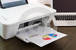 Printer and Laptop