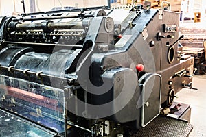 Printer lithography cylinder machine printing