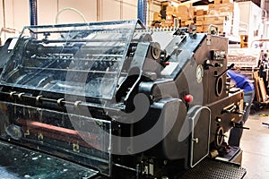Printer lithography cylinder machine printing