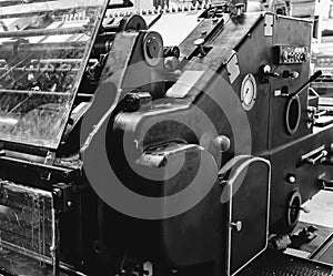 Printer lithography cylinder machine printing