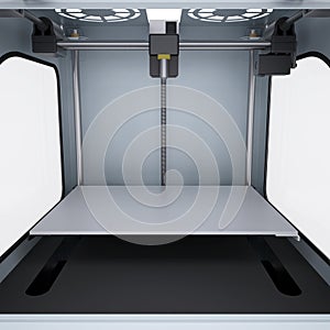 Printer for manufacturing 3d solid models