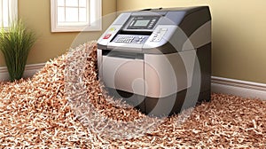 Printer Overwhelmed by Shredded Paper