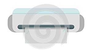 Printer Paper Input or Loading Icon, vector design Generative AI