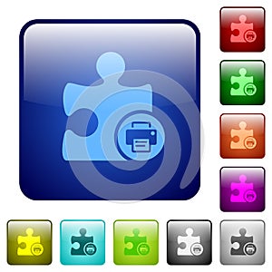 Printer plugin color square buttons