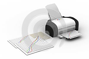 Printer print graph