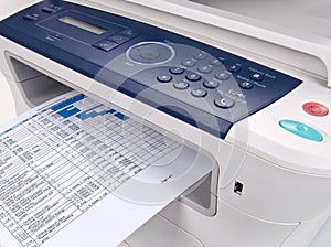 Printer with Scaner and Fax - Close Up