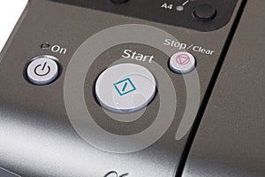 Printer Start Button