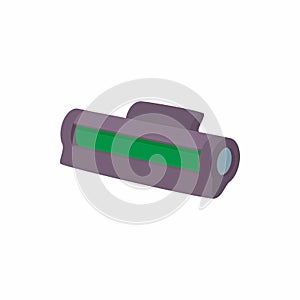 Printer toner cartridge icon, cartoon style