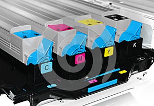 Printer toner color ink laser supply cartridges photo