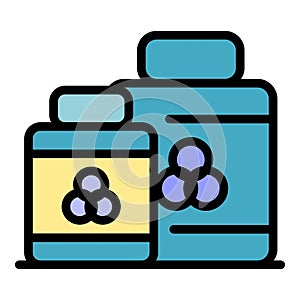 Printer toner icon vector flat