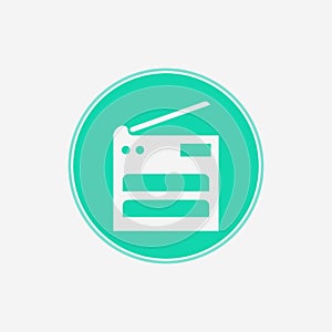 Printer vector icon sign symbol