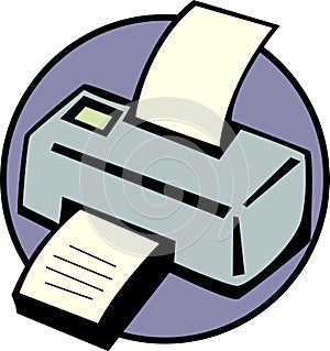 Printer vector illustration