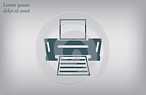 Vector illustration, gray background