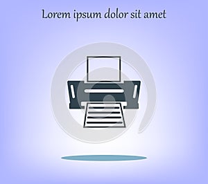 Vector illustration of gray background with gradient