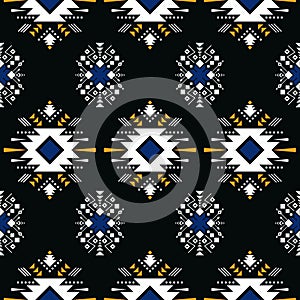 Printgeometric pattern tribal vector texture seamless stripes, tribal embroidery.