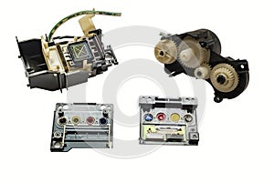 Printhead, gearbox, pump from a color inkjet printer