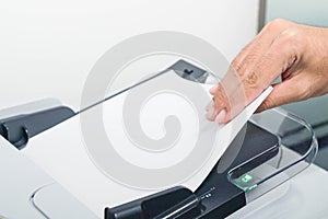 Printing, copying and scanning the documents