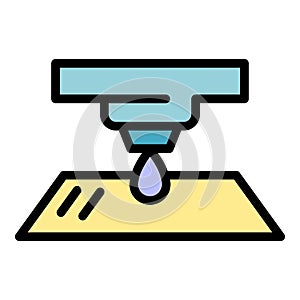Printing ink icon vector flat