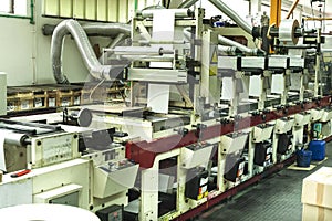 Printing labels on offset machine