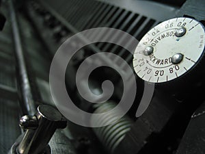 Printing machine detail