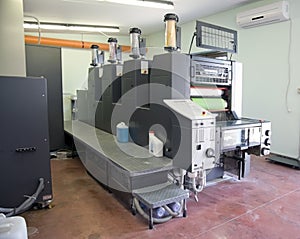 Printing - Offset press, detail