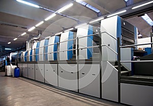 Printing plant - Offset press machine