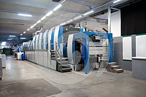 Printing plant - Offset press machine