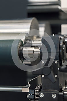 Printing press detail