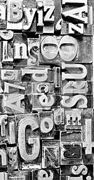 Printing Press Typeset Typography Text Letters