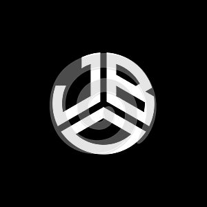 PrintJBO letter logo design on black background. JBO creative initials letter logo concept. JBO letter design