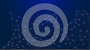 Low Poly Network Design. Stylized 3D Connection Nodes and Web Structures for Tech, UI, Apps, and Digital Visuals