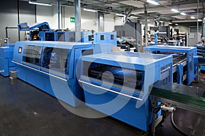 Printshop (printing plant) - Finishing line