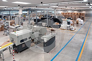 Printshop (printing plant) - Finishing line