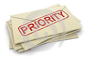 Priority letters (clipping path included)