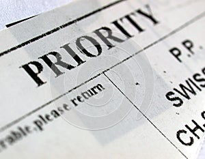 Priority mail