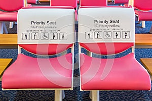 Priority seat for special person