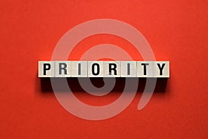 Priority word concept on cubes