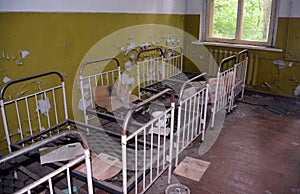 Kindergarten in Ghost City of Pripyat exclusion Zone photo