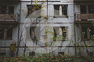 Pripyat ghost town, Chernobyl Exclusion Zone. Nuclear, abandoned.