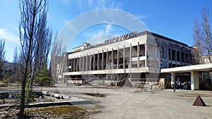 Pripyat Town, Chernobyl Exclusion Zone. Chernobyl nuclear accident occurred on 26 April 1986 public pool