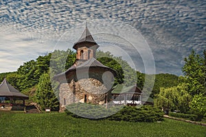 Prislop monastery from Hunedoara, Romania.