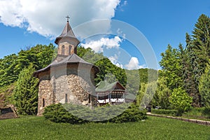 Prislop monastery from Hunedoara, Romania.